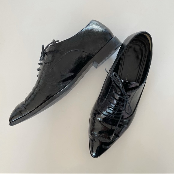 Prada Patent Leather Oxfords Size 7 - Picture 2 of 2
